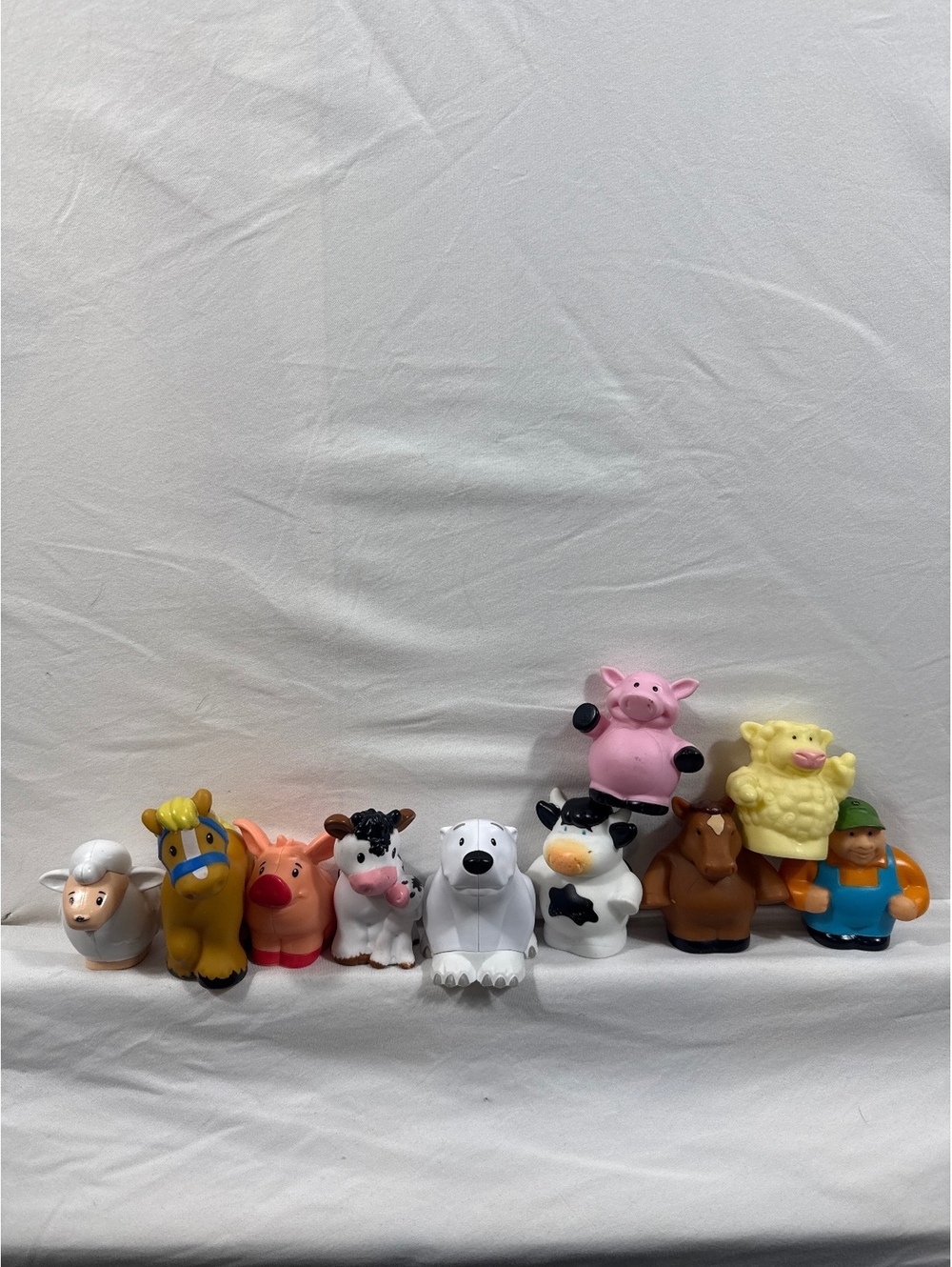 5 Little People Animals and 5 Tomy Animals